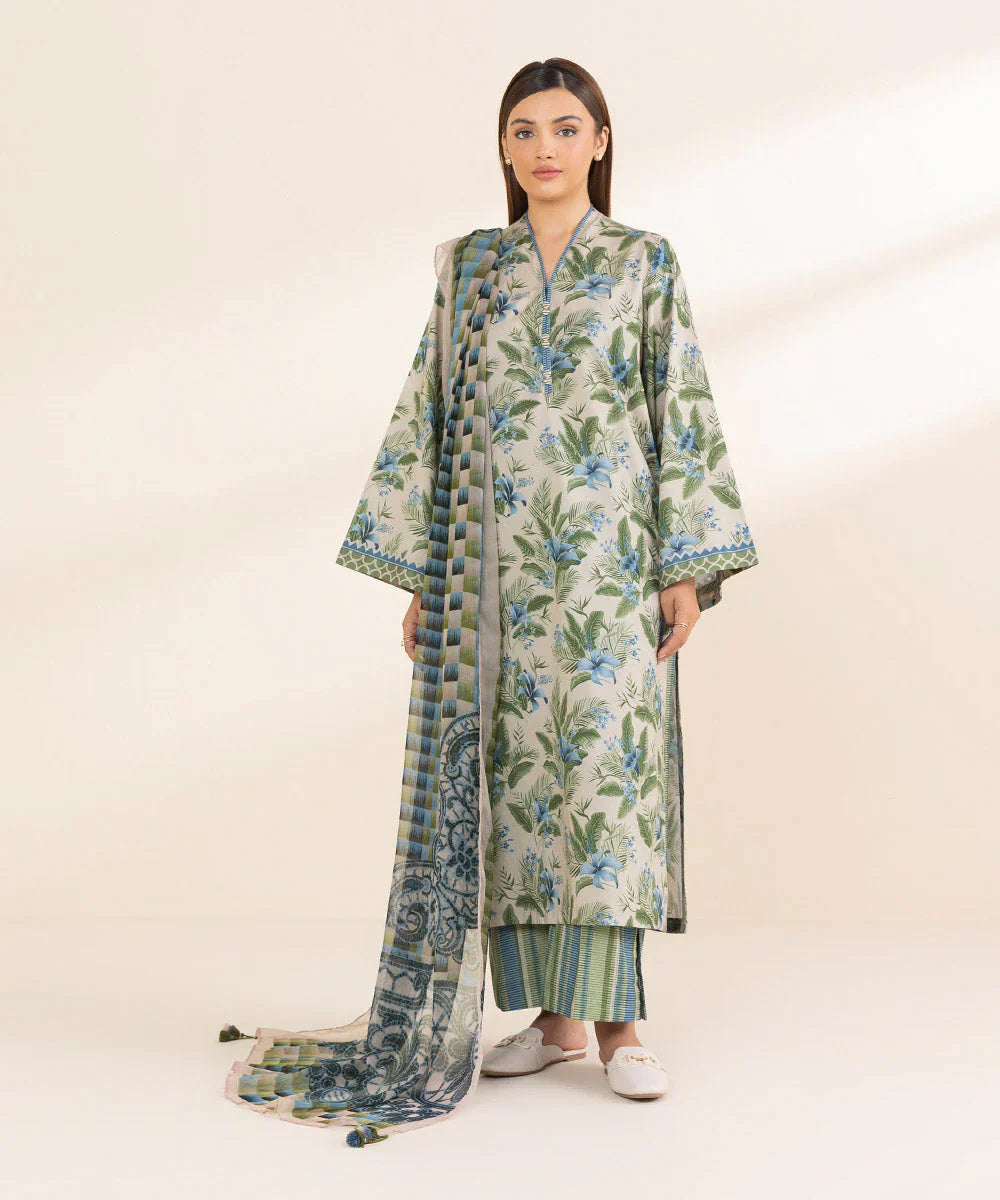 Sapphire 3 Piece - Printed Lawn Suit