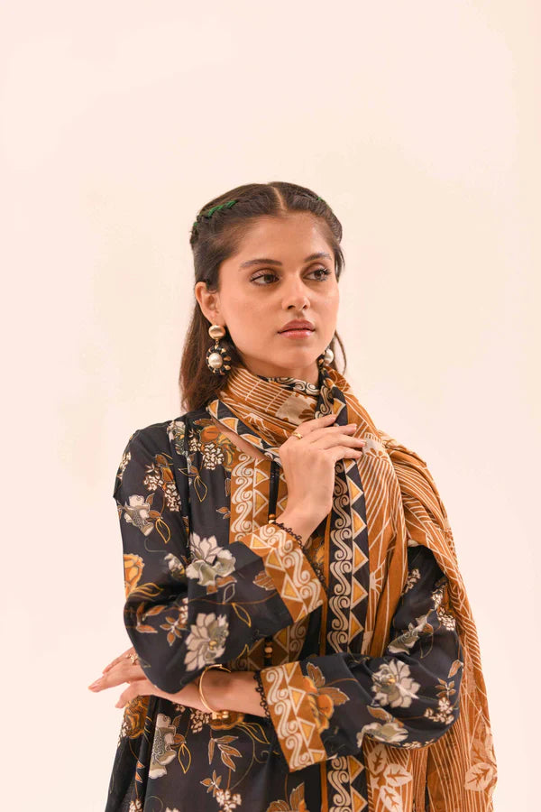 Nishat unstitched 3 Piece - Printed Suit