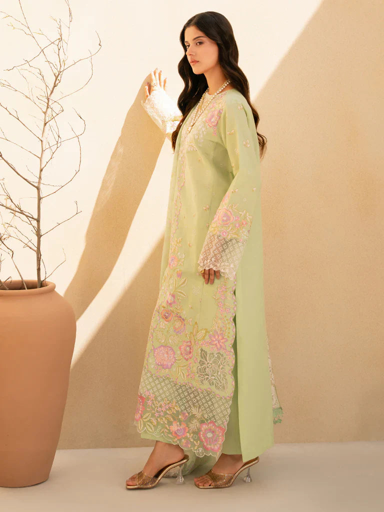 RajBari 3 piece Embroidered lawn suit