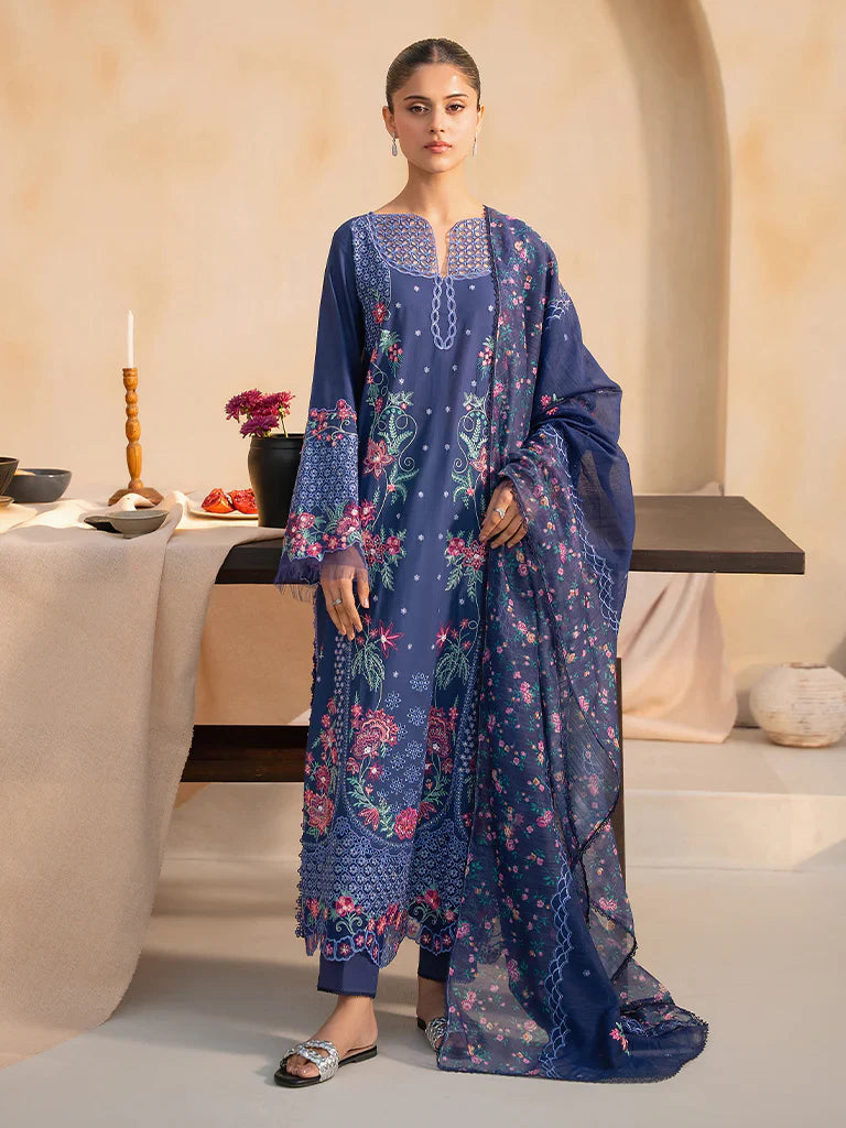 luxury 3 piece Embroidered lawn suit