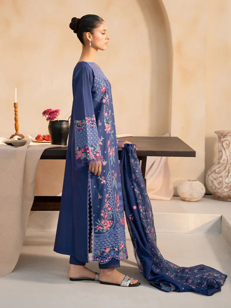 luxury 3 piece Embroidered lawn suit