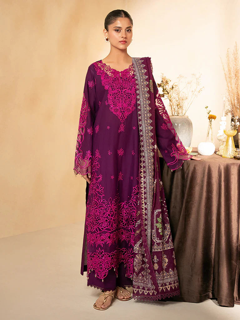 3 piece Embroidered lawn suit
