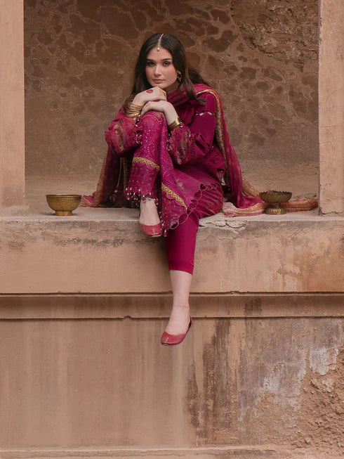 3 piece embroidered luxury lawn suit