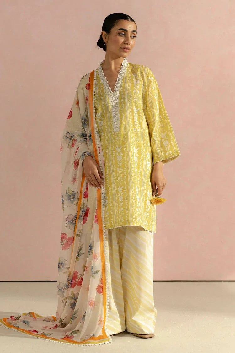 3PC LAWN DIGITAL PRINTED SUIT