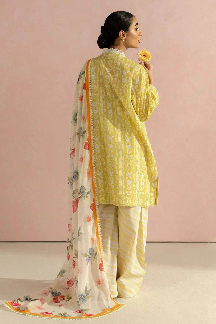 3PC LAWN DIGITAL PRINTED SUIT