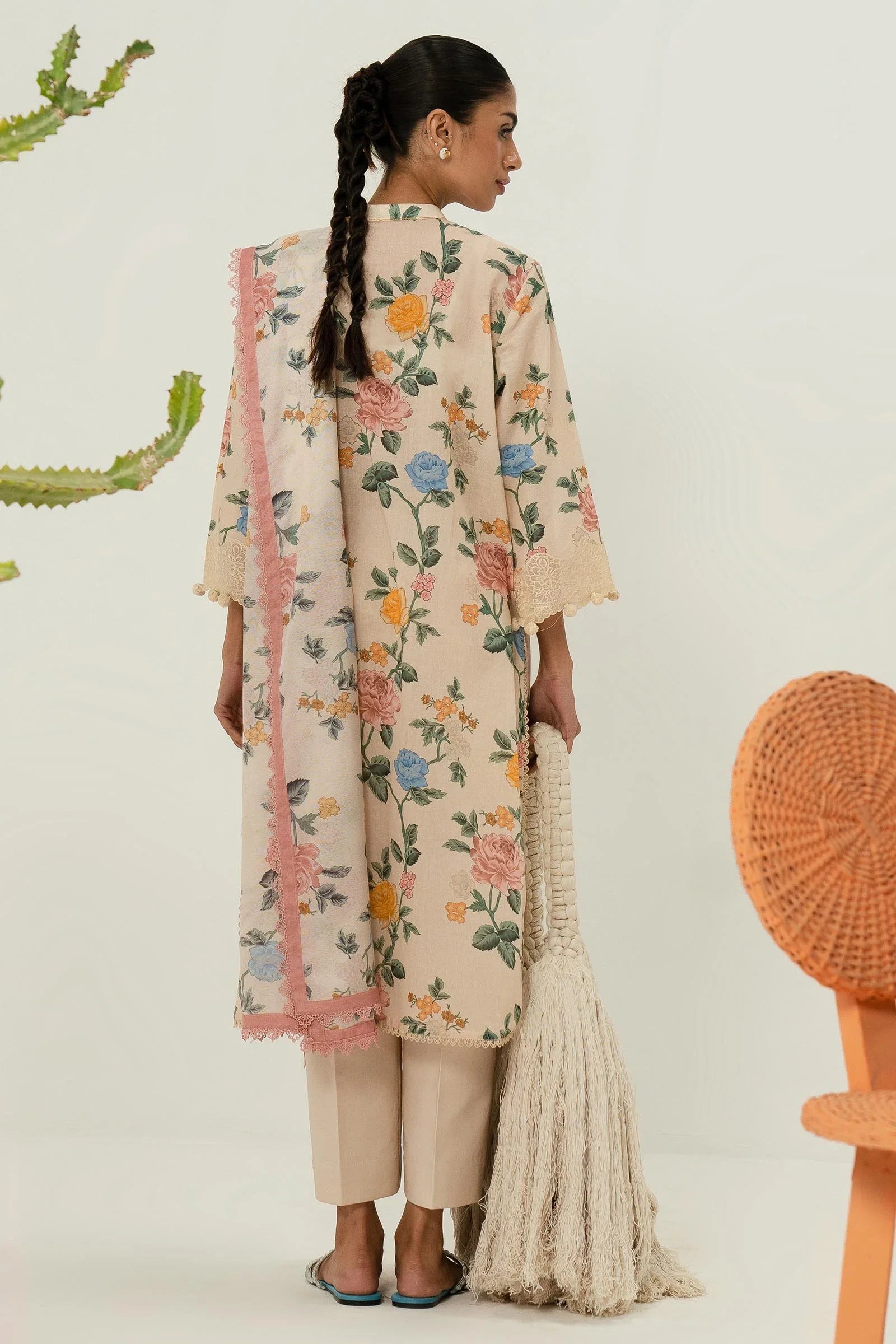 Sana Safinaz Digital Print Lawn 3 Piece