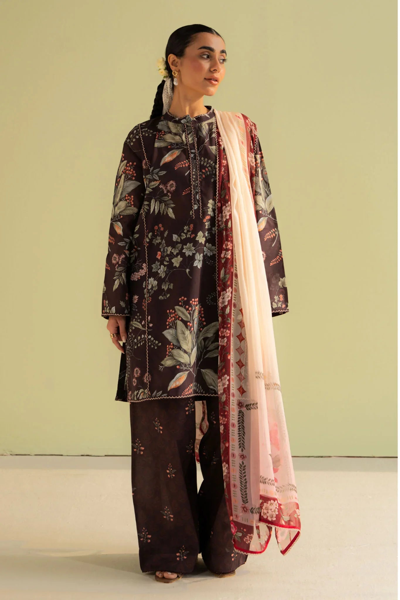 Edenrobe Lawn 3-PC Suit