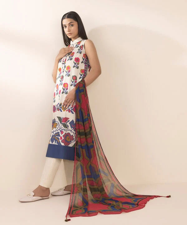 Sapphire 3 Piece - Printed Lawn Suit