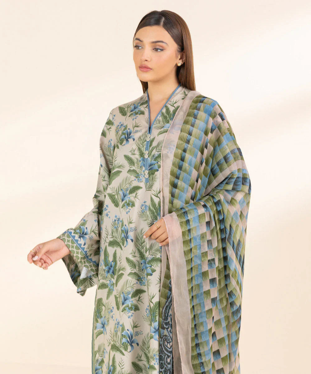 Sapphire 3 Piece - Printed Lawn Suit