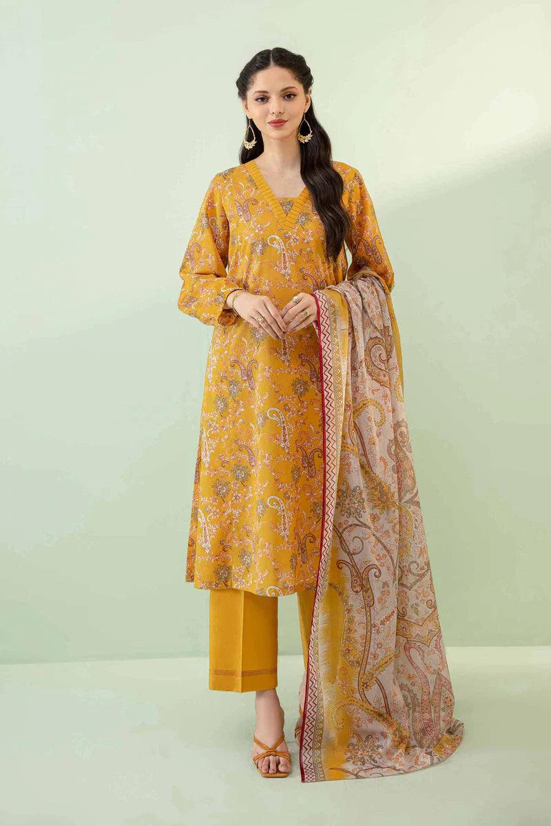 Nishat Unstitched Lawn 3-Piece