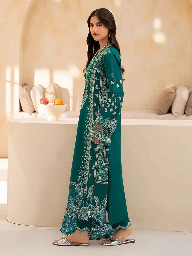 3 piece Embroidered lawn suit