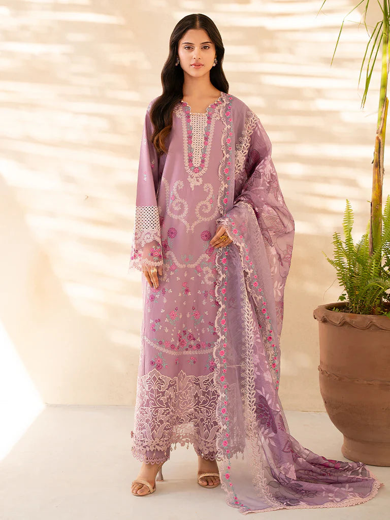 3 piece Embroidered lawn Suit
