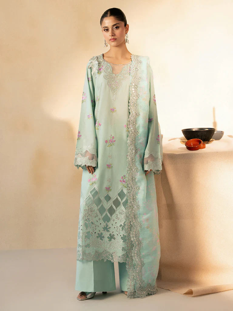 3 piece Embroidered lawn suit