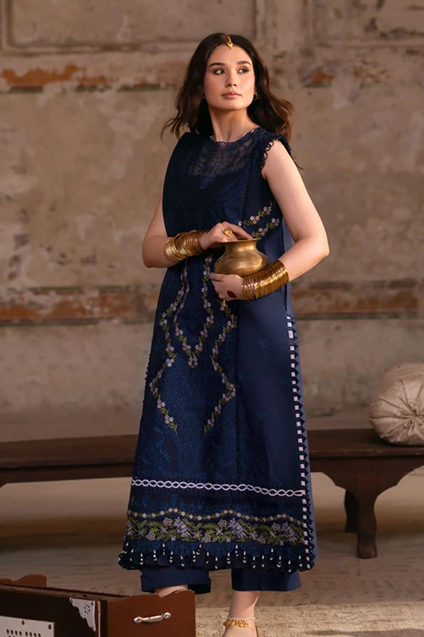 Mastani By Parishay Unstitched 3 Piece Emb Lawn