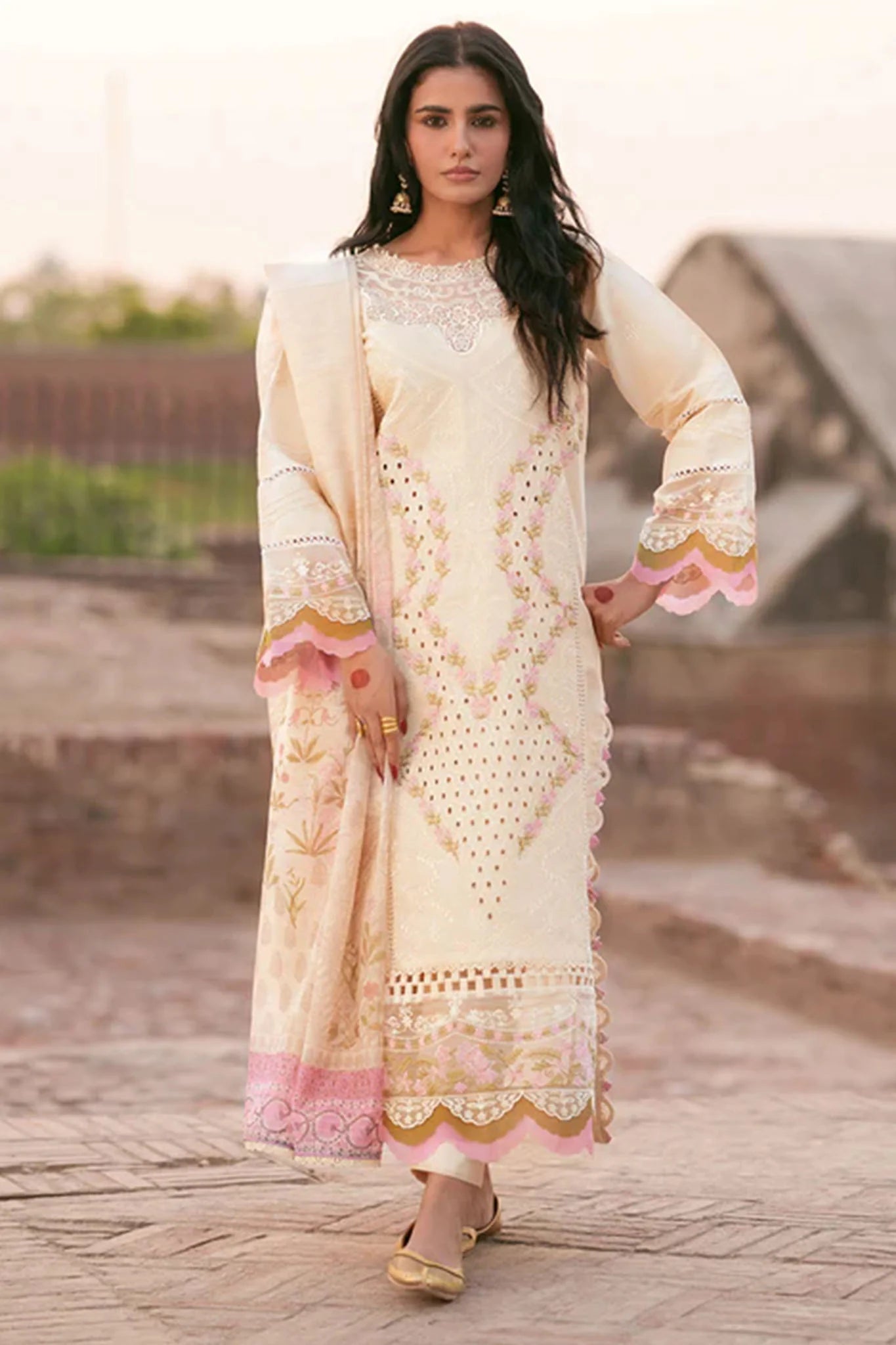 Mastani By Parishay Unstitched 3 Piece Emb Lawn