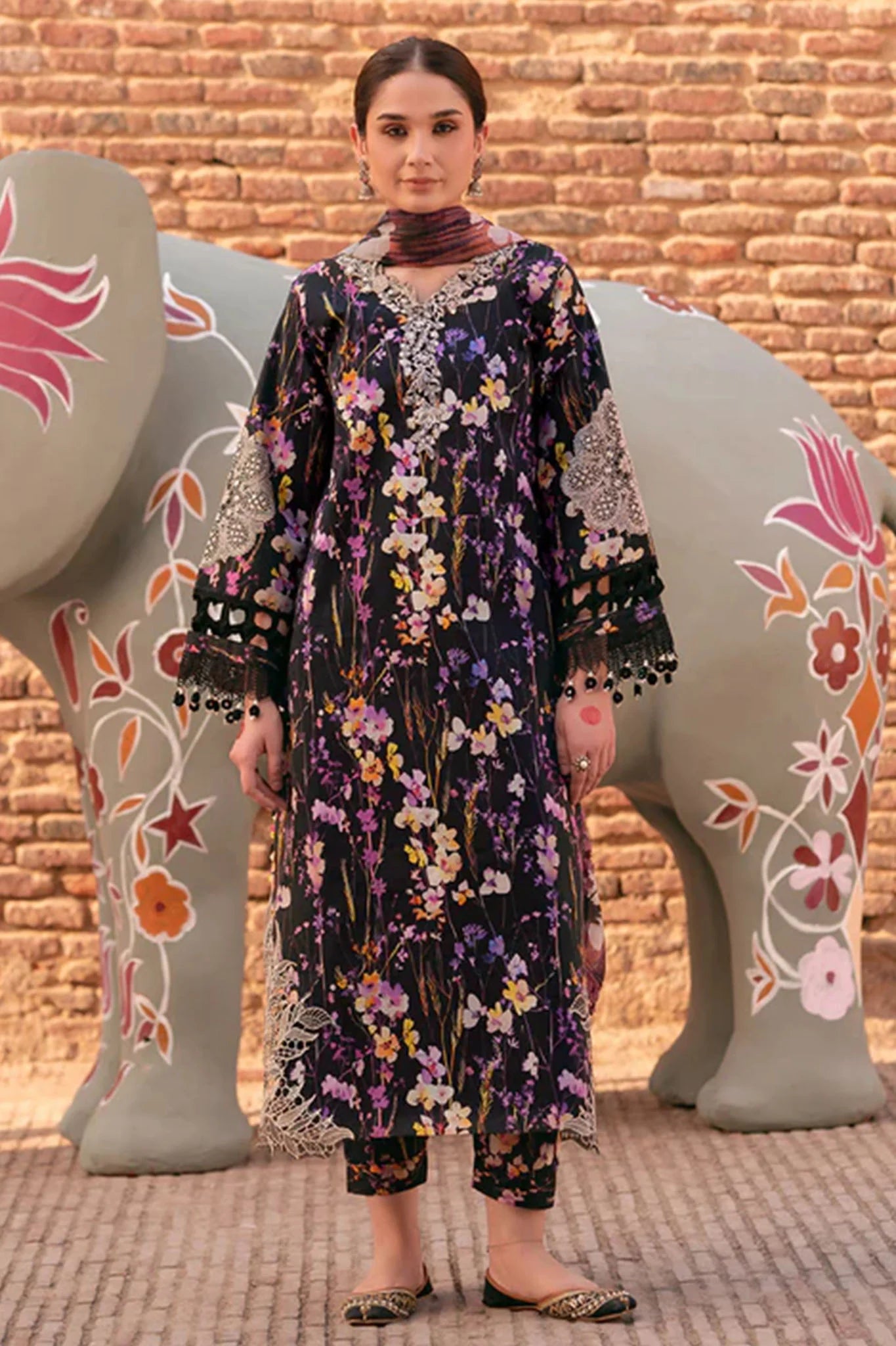 Mastani By Parishay Unstitched 3 Piece Emb Lawn