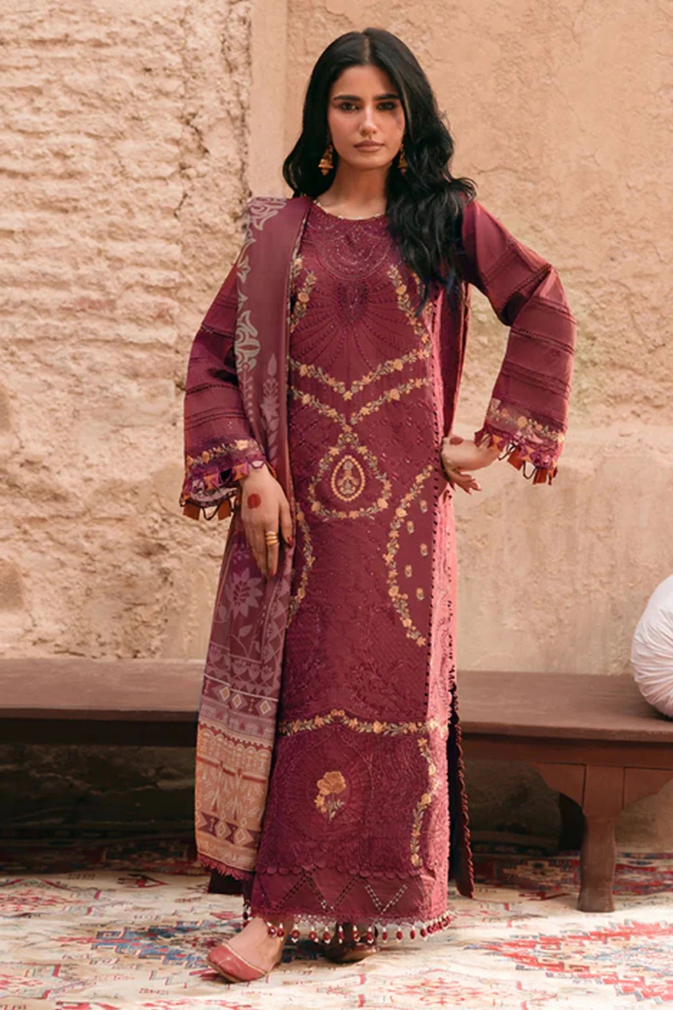Mastani By Parishay Unstitched 3 Piece Emb Lawn