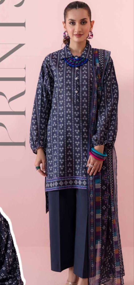 Nishat Lawn 3-Piece Printed Unstitched