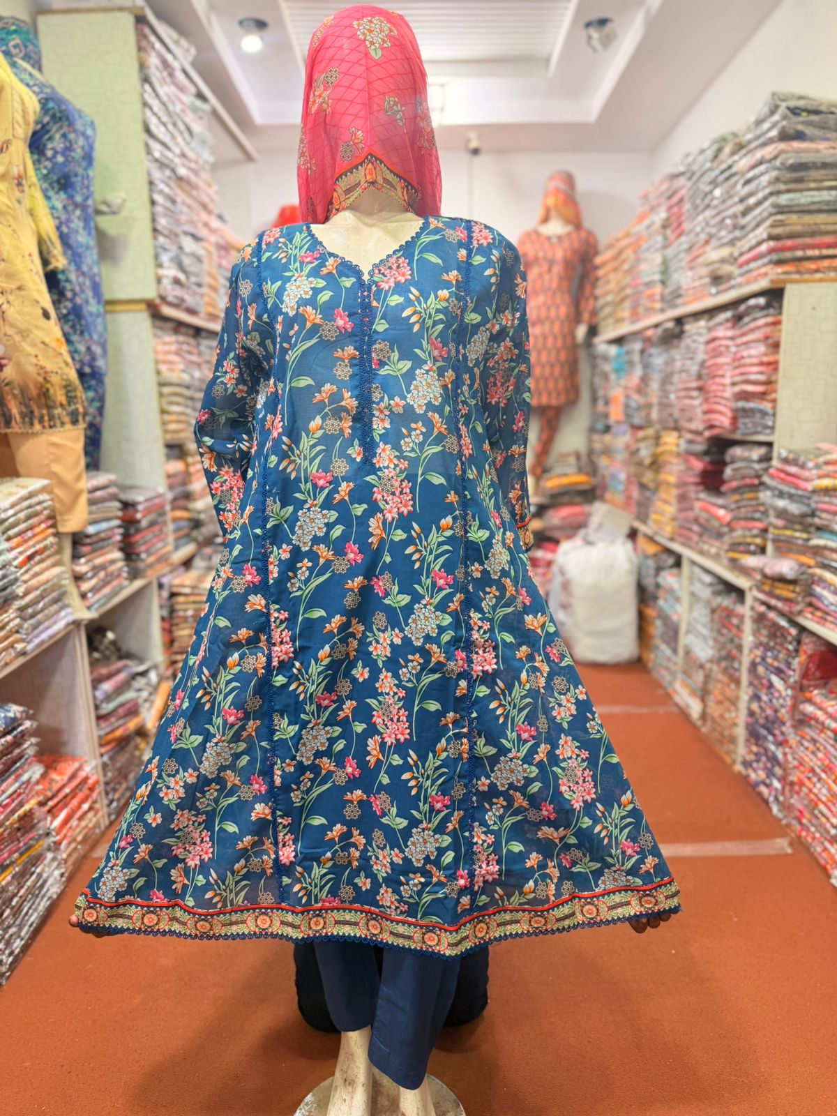 3-PC Stitched lawn Suit